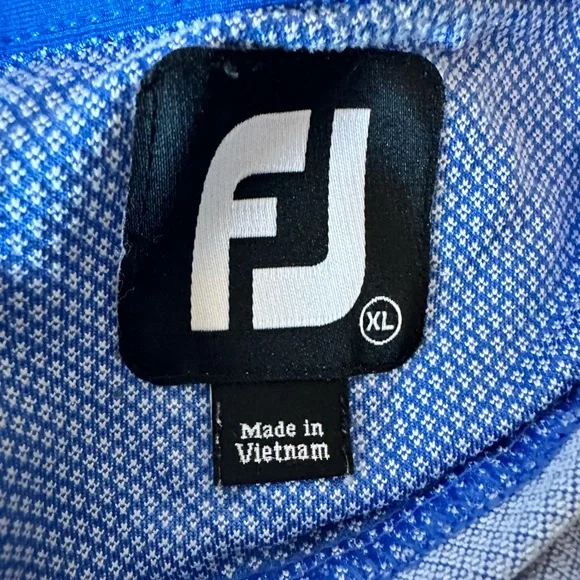 FootJoy Blue Polo Shirt Size XL - Picture 3 of 3